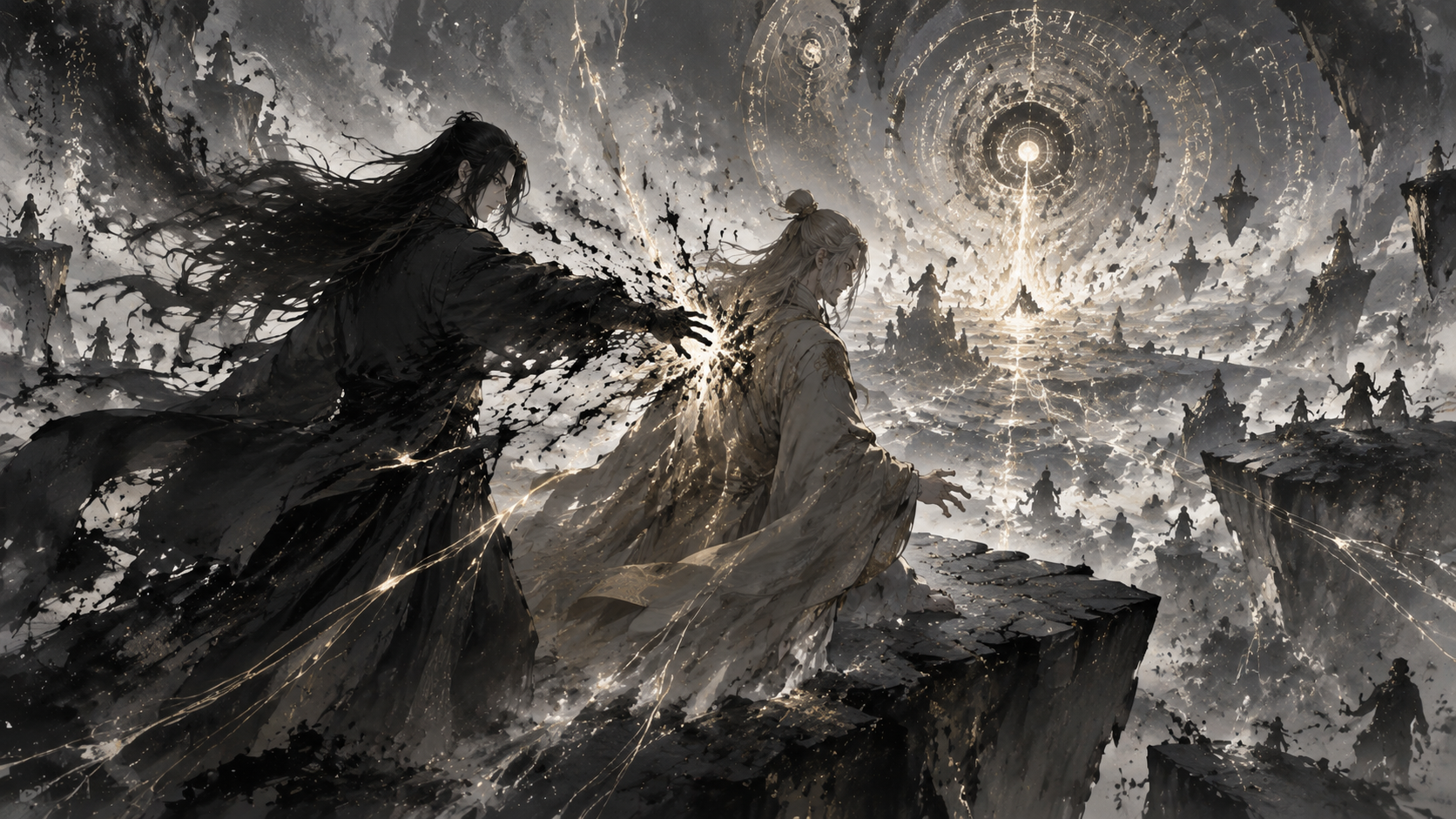 疯魔窟中，方源背袭乐土后登临尊位，炼道天光贯穿天地